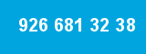 926 681 32 38 926 681 32 38